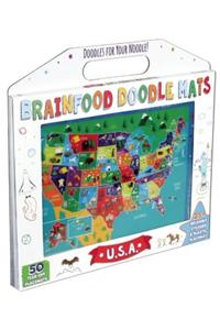 Brainfood Doodle Mats: U.S.A.