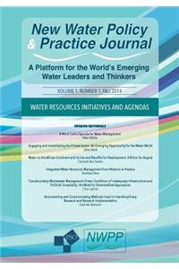 Water Resources Initiatives and Agendas