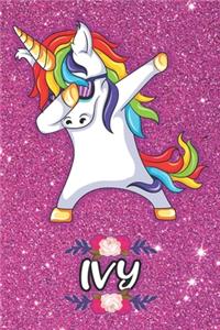 Ivy - Dabbing Unicorn Notebook