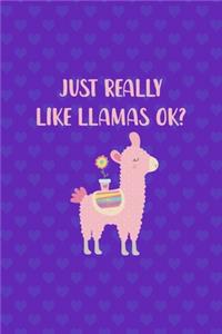 Just Really Like Llamas Ok?