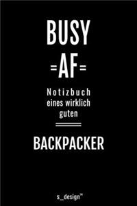 Notizbuch für Backpacker: Originelle Geschenk-Idee [120 Seiten liniertes blanko Papier ]