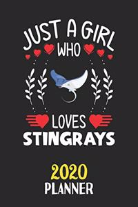 Just A Girl Who Loves Stingrays 2020 Planner