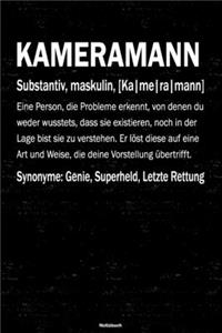 Kameramann Notizbuch