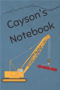 Cayson's Notebook