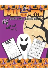 Halloween Coloring and Activity Book