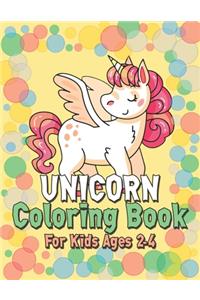 Unicorn Coloring Book for Kids Ages 2-4