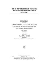 H.R. 23