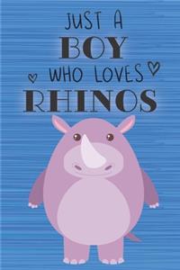 Just a Boy Who Loves Rhinos