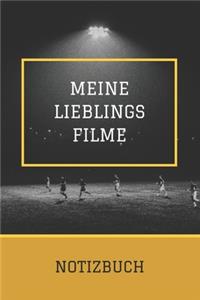 Meine Lieblings Filme Notizbuch