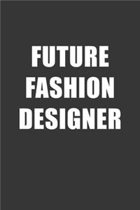 Future Fashion Designer Notebook