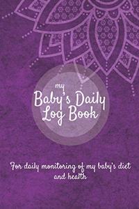 Baby Daily Log Book
