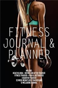 Fitness Journal and Planner / Fitness Planner Binder