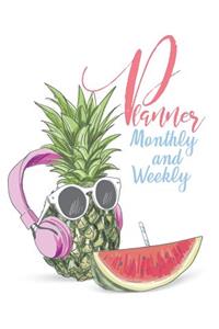 Planner monthly and weekly