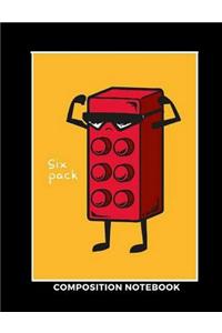 Six Pack Composition Notebook
