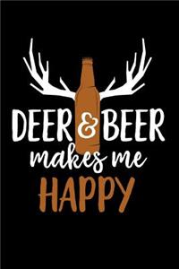 Deer and Beer Makes Me Happy
