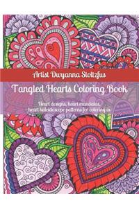 Tangled Hearts Coloring Book