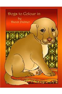 Dogs to Colour In