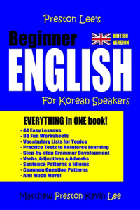 Preston Lee's Beginner English For Korean Speakers (British Version)