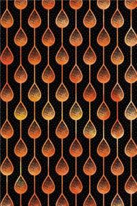 Journal Notebook Teardrops Pattern 2