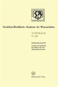 Orakel Und Opferkulte Bei Völkern Der Westafrikanischen Savanne