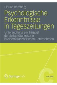 Psychologische Erkenntnisse in Tageszeitungen