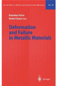 Deformation and Failure in Metallic Materials