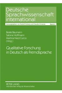 Qualitative Forschung in Deutsch ALS Fremdsprache