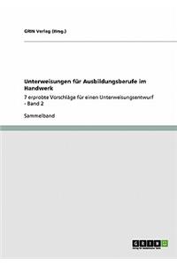 Unterweisungen für Ausbildungsberufe im Handwerk
