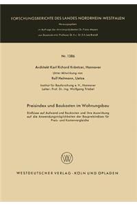 Preisindex und Baukosten im Wohnungsbau