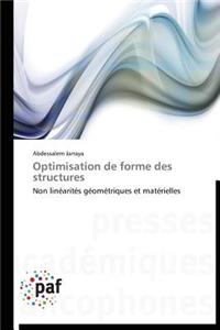 Optimisation de Forme Des Structures
