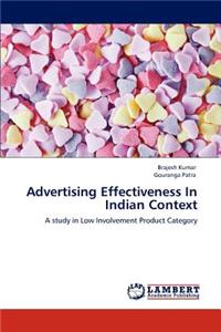 Advertising Effectiveness In Indian Context