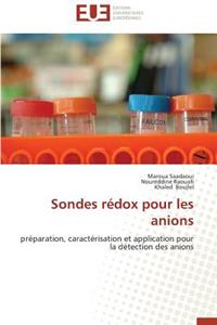 Sondes rédox pour les anions