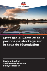 Effet des diluants et de la période de stockage sur le taux de fécondation