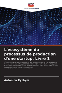 L'écosystème du processus de production d'une startup. Livre 1