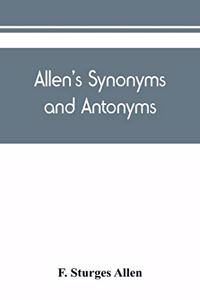 Allen's synonyms and antonyms
