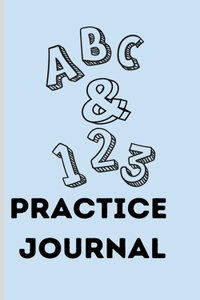 ABC & 123 Practice Journal