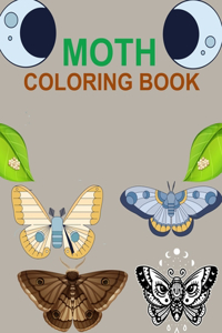 Moth Coloring Book
