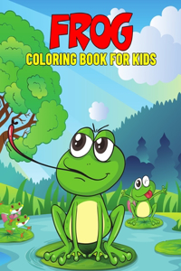 Frog Coloring Book for Kids