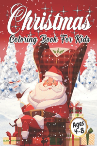 Christmas Coloring Book for Kids Ages 4-8