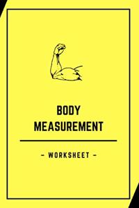 Body Measurement Worksheet