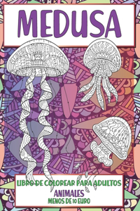 Libro de colorear para adultos - Menos de 10 euro - Animales - Medusa