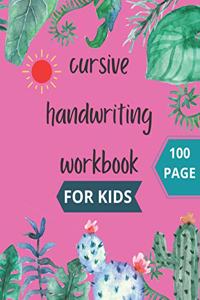 Cursive Handwriting Workbook