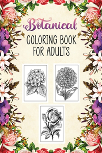 Botanical Coloring Book for Adults