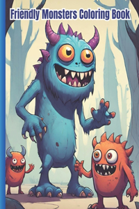 Friendly Monsters Coloring Book