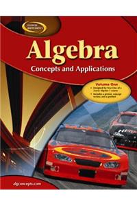 Algebra: Concepts and Applications, Volume 1, Student Edition