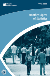 Monthly Digest of Statistics Vol 752, August 2008