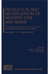 Production and Neutralization of Negative Ions and Beams