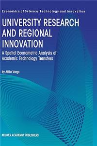 University Research and Regional Innovation