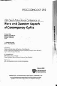 15th Czech-Polish-Slovak Conference on Wave and Quantum Aspects of Contemporary Optics