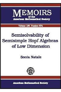 Semisolvability of Semisimple Hopf Algebras of Low Dimension